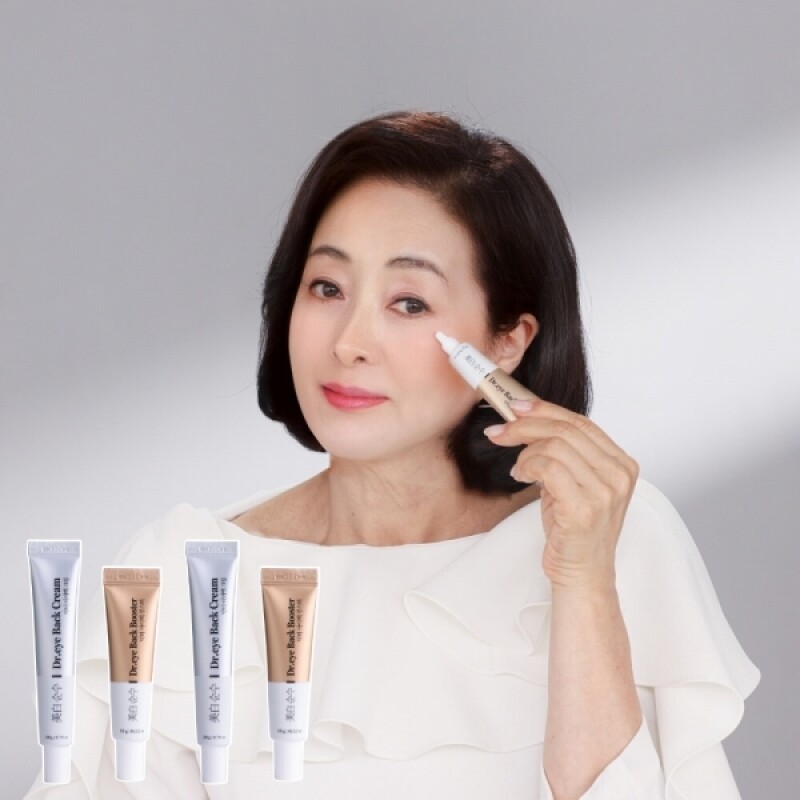 [즉각효과] 이보희 미백순수 닥터 아이백 부스터 크림 세트(닥터 부스터 15ml 2개+닥터아이백크림 20g 2개) 아이크림 아이케어 눈가주름크림
