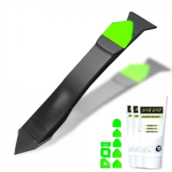 [욕실줄눈] 쇼킹마스터 만능 실리콘 스크래퍼 셀프시공 줄눈공구