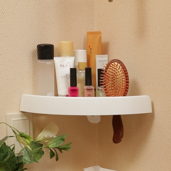 STAR PLANET SHOP,[국내생산] 미러선반 3세트 초강력 압착식 흡착 무타공 화장실 주방 코너 욕실선반