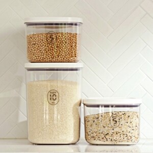 [원터치] 독일 코겔 진공 쌀통 바로락 5kg 10kg 쌀독 쌀보관통 쌀항아리 밀폐 쌀보관함