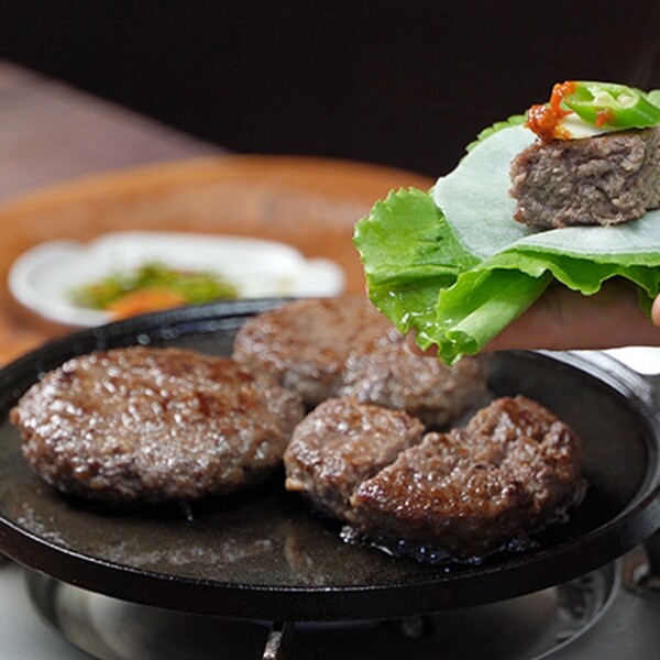 STAR PLANET SHOP,[한식명장] 박미란 진미 함박스테이크 국내산 원육 떡갈비 28개 햄버거스테이크