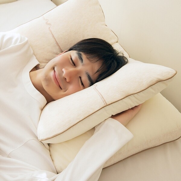 STAR PLANET SHOP,[기능성] 코코리찌 양모날개베개 장미화 릴렉스 경추베개 숙면 구스다운필 양모 베개