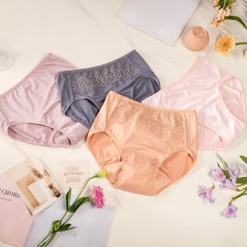 입고가요 클래식 요실금팬티 4종 빨아입는 여성 방수 노인 샘방지 팬티