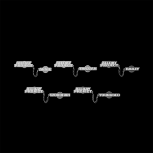 ALLDAY PROJECT METAL CHAIN BADGE - The 1st EP Album 'ALLDAY PROJECT' OFFICIAL MERCH