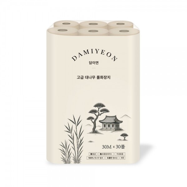 STAR PLANET SHOP,담이연 고급 대나무 롤화장지 30m 30롤