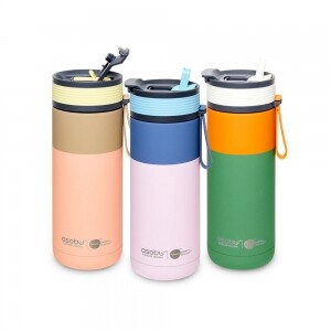 캐나다 아소부 스텐 진공 보온보냉 텀블러 600ml 아스펜 파스텔 (파스텔 그린, 파스텔 핑크, 파스텔 피치)